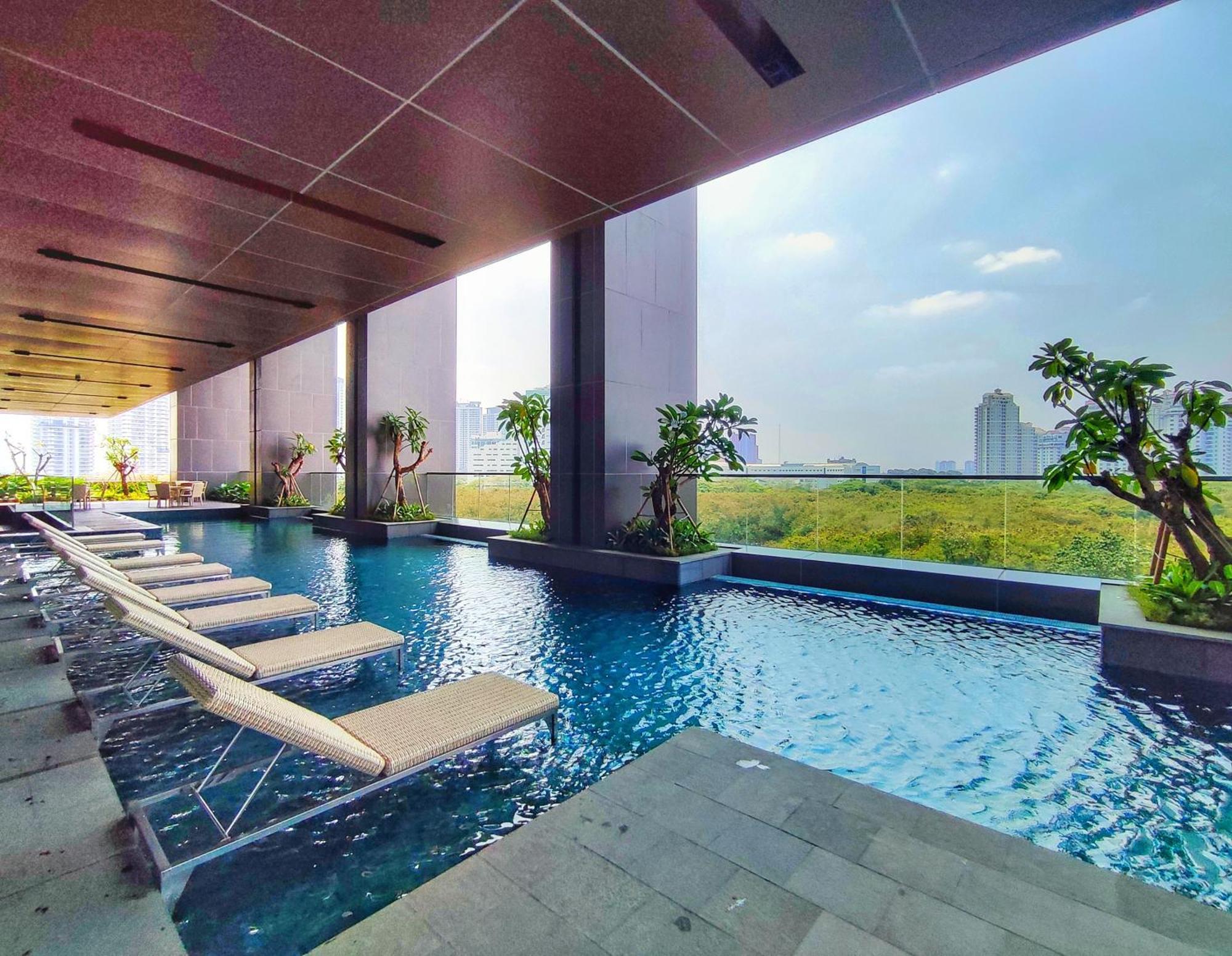Brand New 2Br Apt Menara Jakarta, Jkt Inter Expo Apartment Bagian luar foto